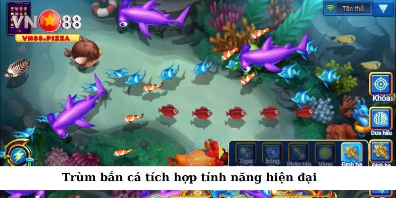 Trùm bắn cá Vn88 - Giải trí cực đỉnh, X2, X3 xu thưởng 3 Tựa game tích hợp các tính năng hiện đại